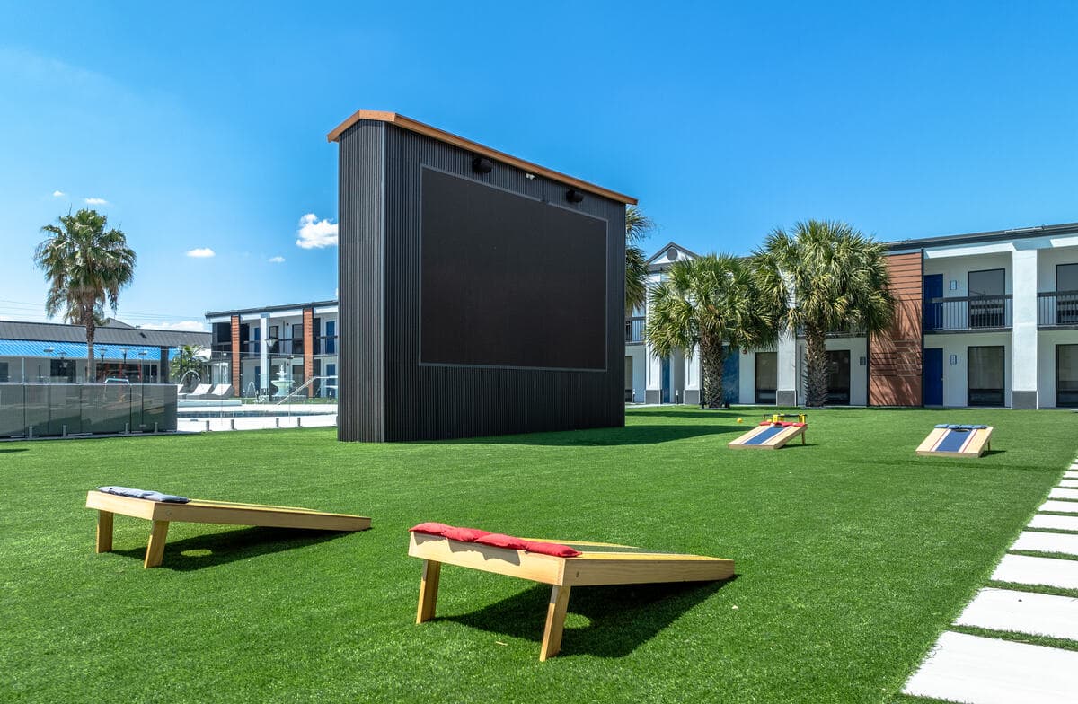 Outdoor theatre at The Jade