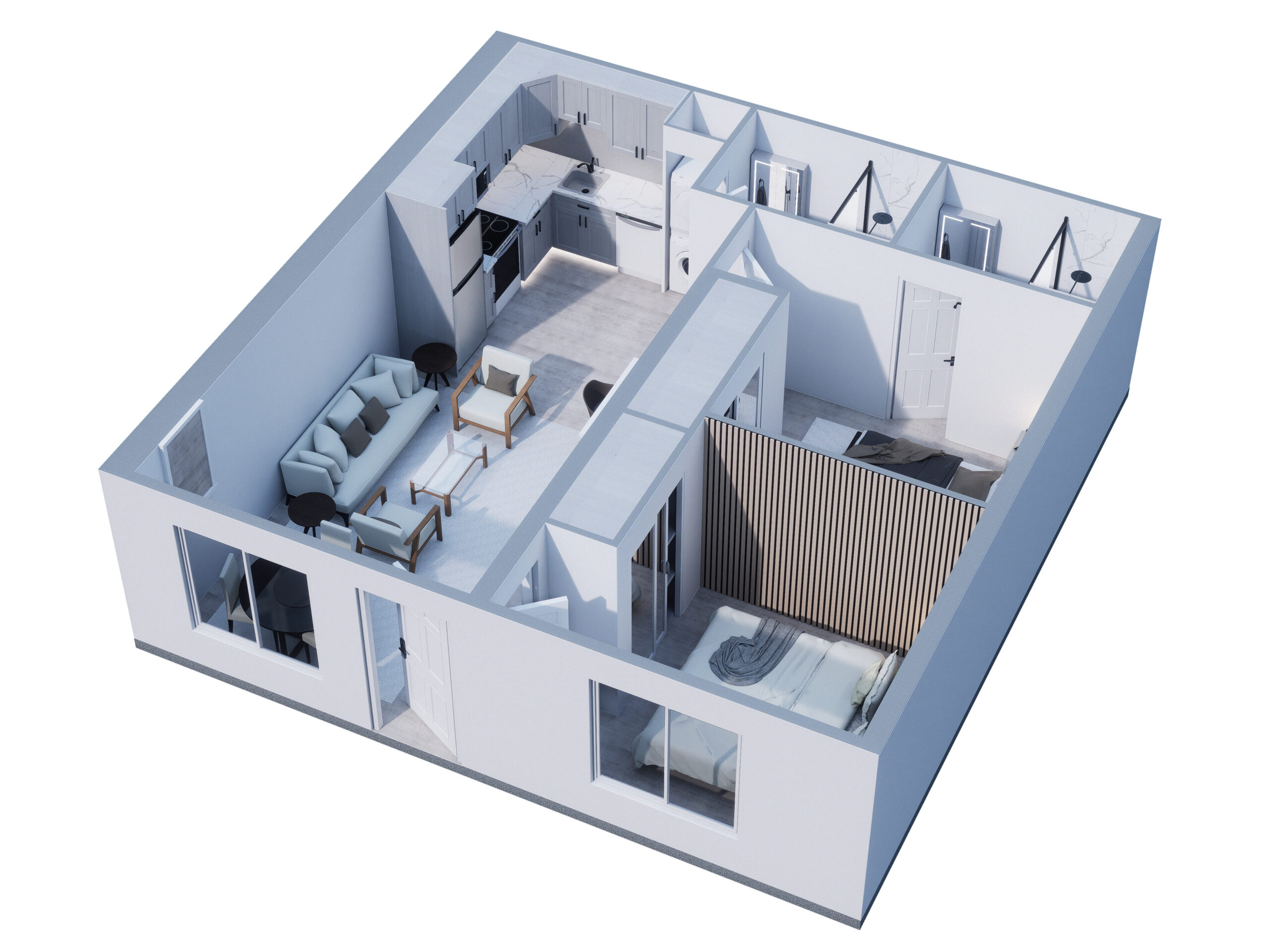 The Comfy Two Bed 1 The Comfy two bedroom apartment in Winter Haven at The Jade